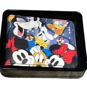 NIB Buckle-Down Men's Bi-fold Wallet -  Disney Big 8 - 100 Anniversary NWT